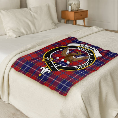 Scottish Clan Wishart Tartan Throw Blanket - Living Stone Gifts