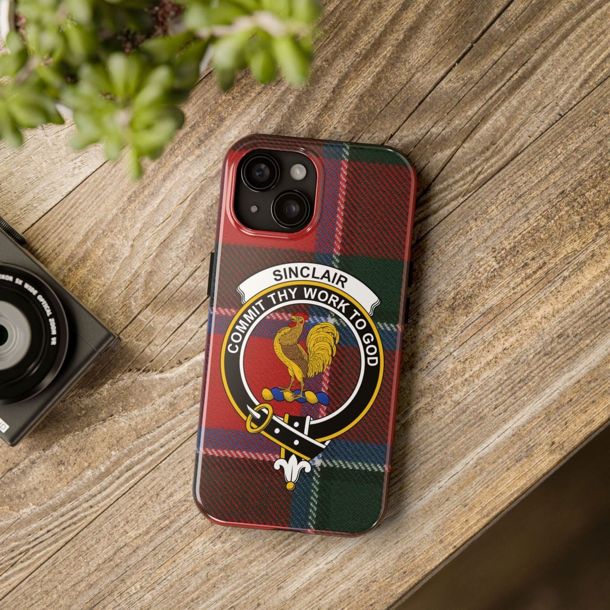 Sinclair Clan Scottish Tartan Cell Phone Case - Celtic Ancestry Gifts