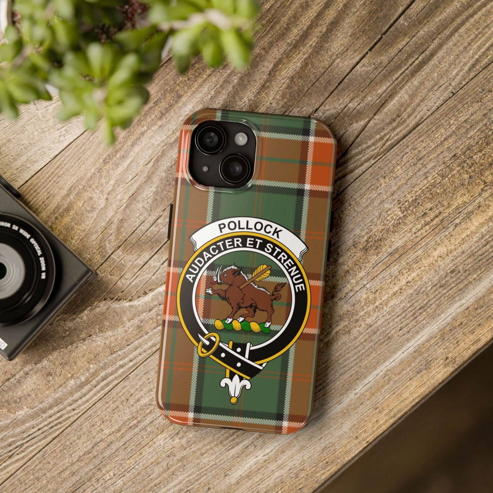 Pollock Clan Scottish Tartan Cell Phone Case - Celtic Ancestry Gifts