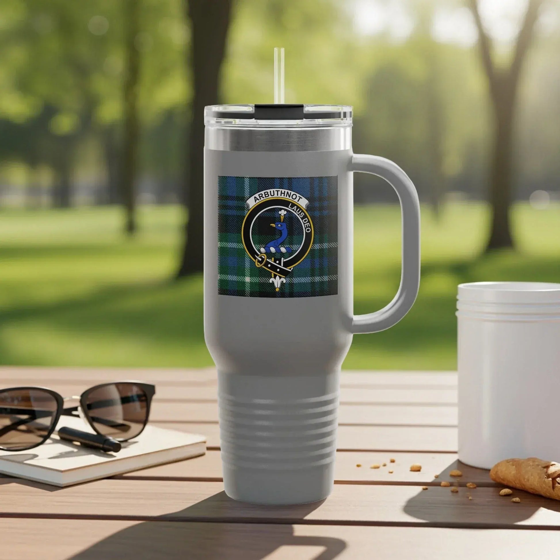 Clan Crest Insulated Tumbler With Handle product