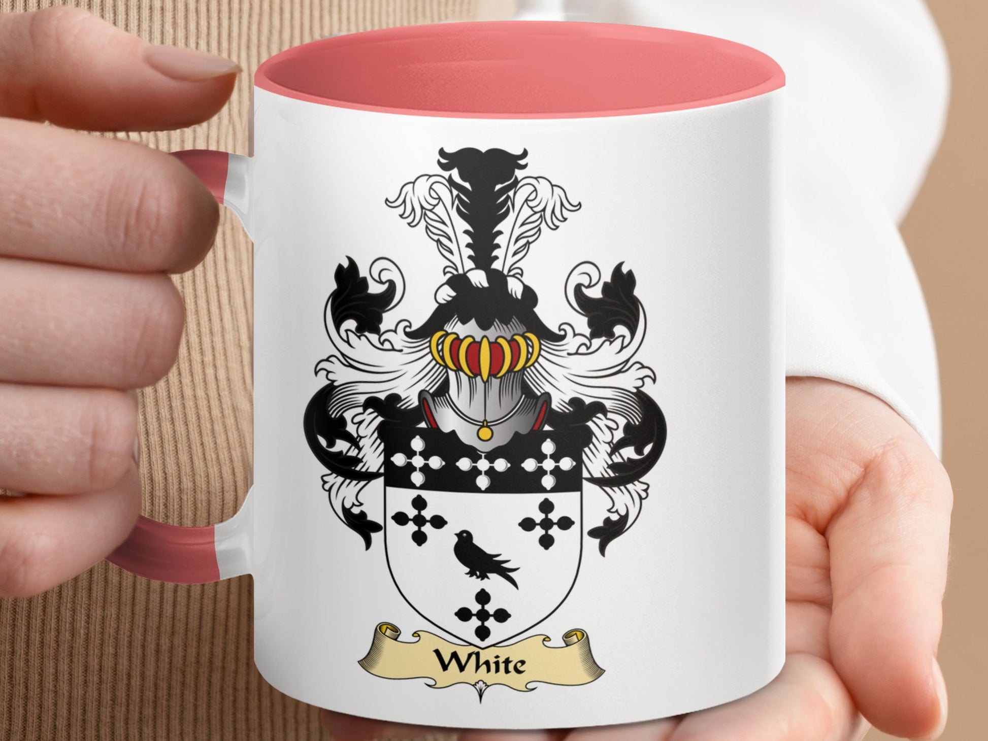 Clan White Scottish Coat of Arms Mug - Living Stone Gifts