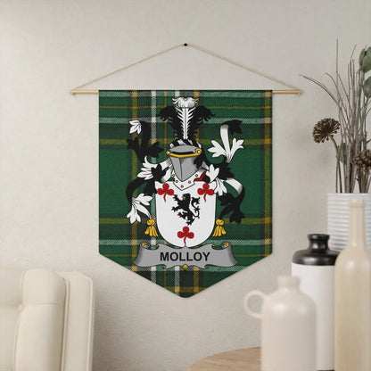 Molloy Family Crest Hanging Wall Banner product type