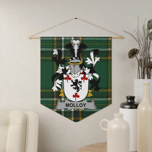 Molloy Family Crest Hanging Wall Banner product type