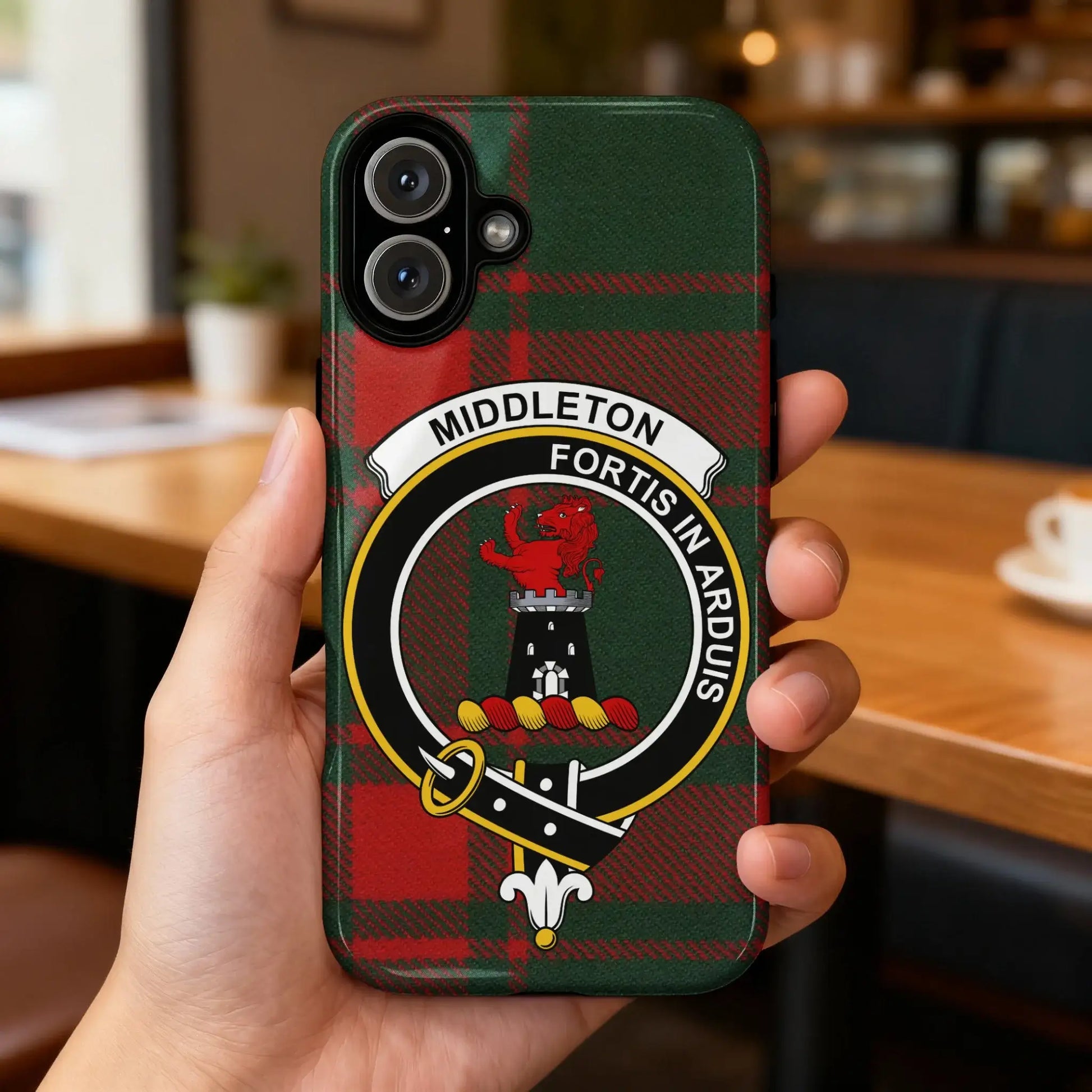 Middleton Fortis In Arduis Tartan Phone Case