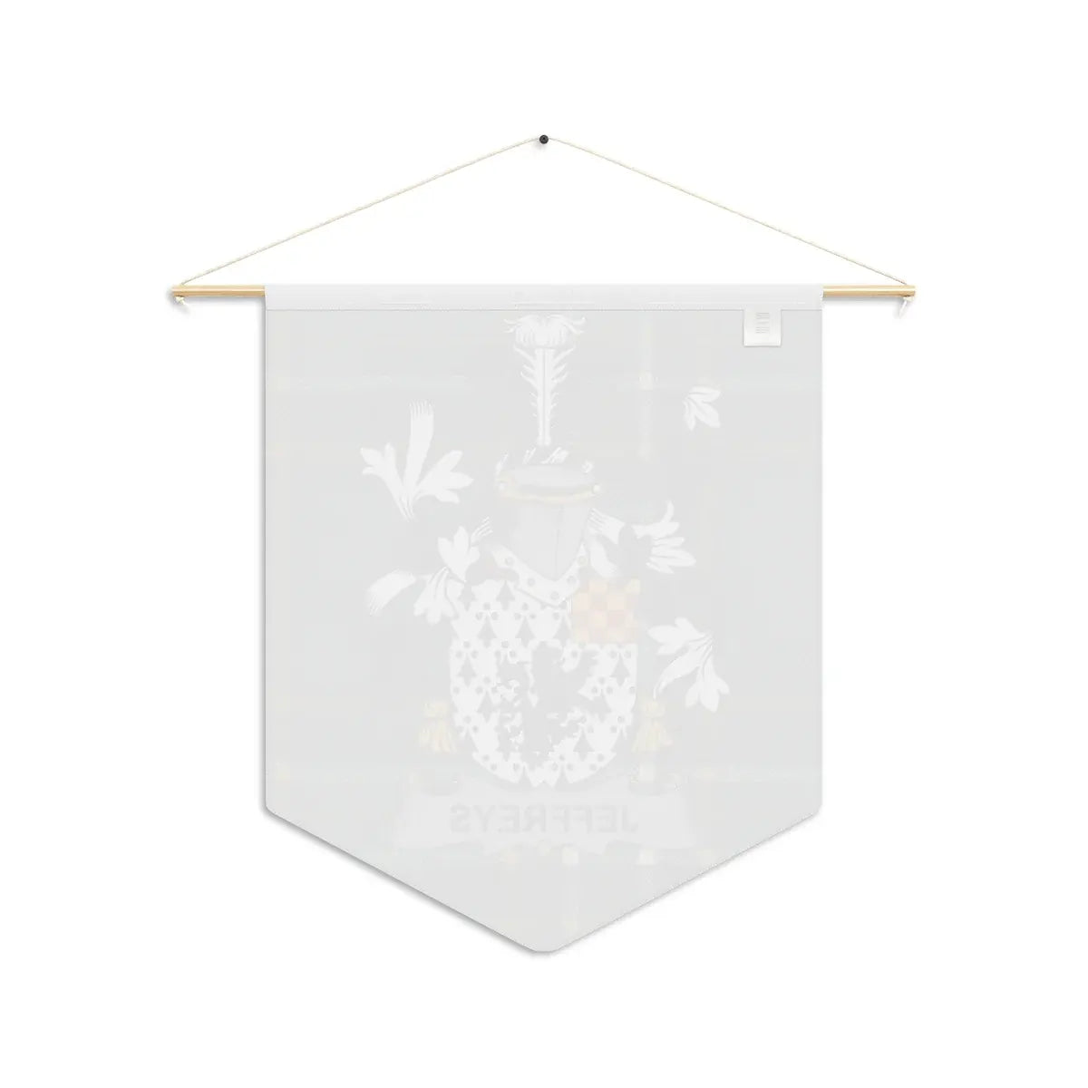 Jeffreys Family Crest Hanging Banner product