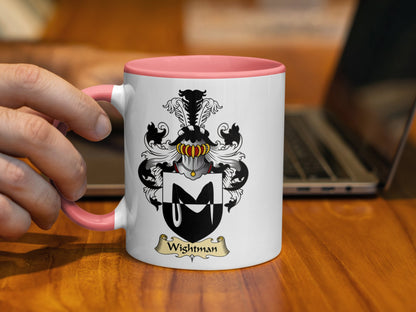 Wightman Scottish Coat of Arms Mug - Living Stone Gifts