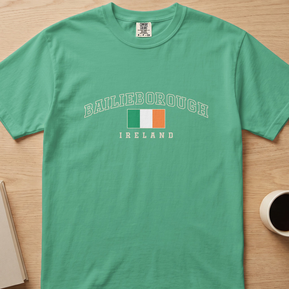 Bailieborough Ireland T-shirt in Island Green