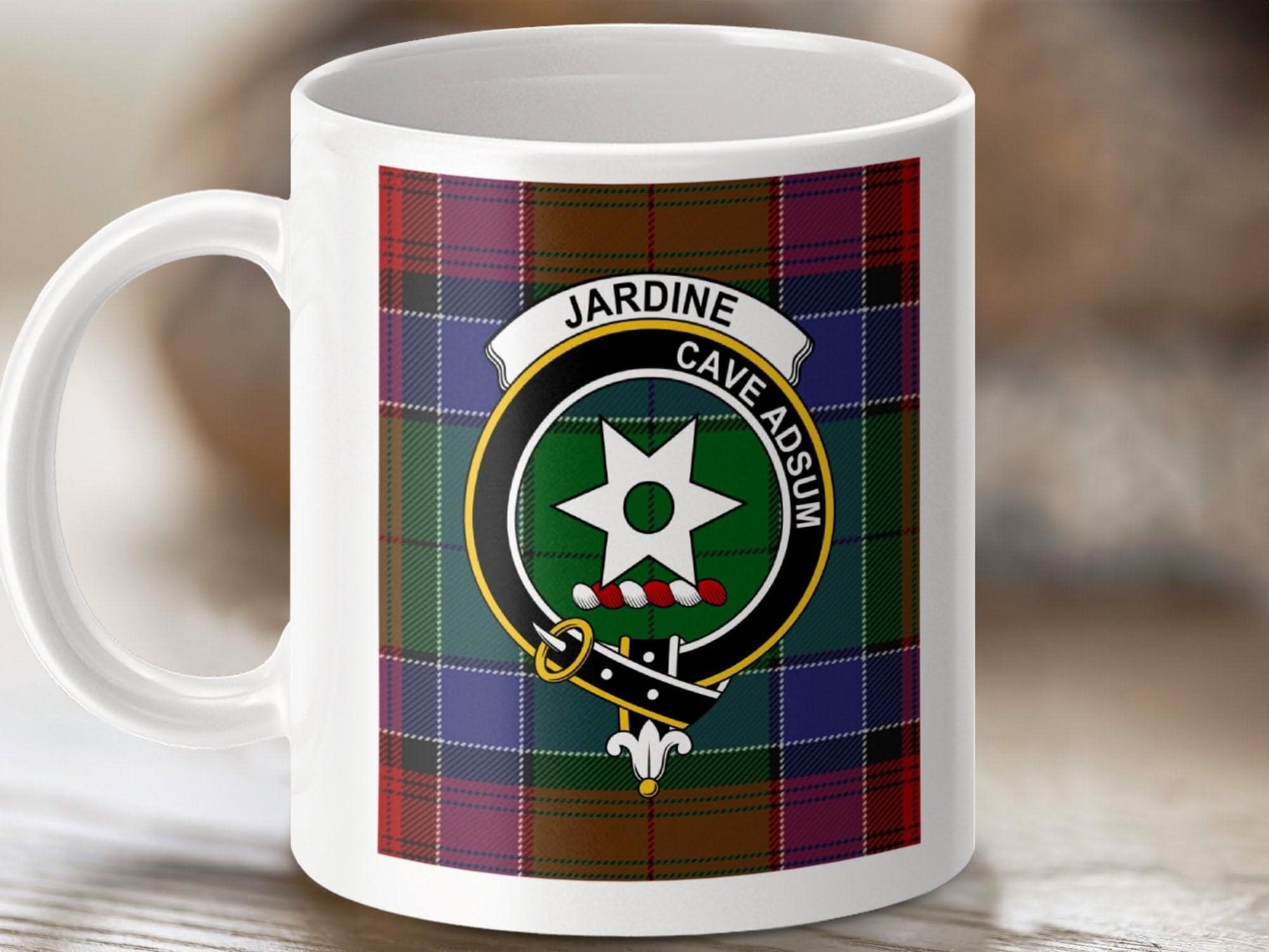 Jardine Clan Crest Tartan Personalized Mug product