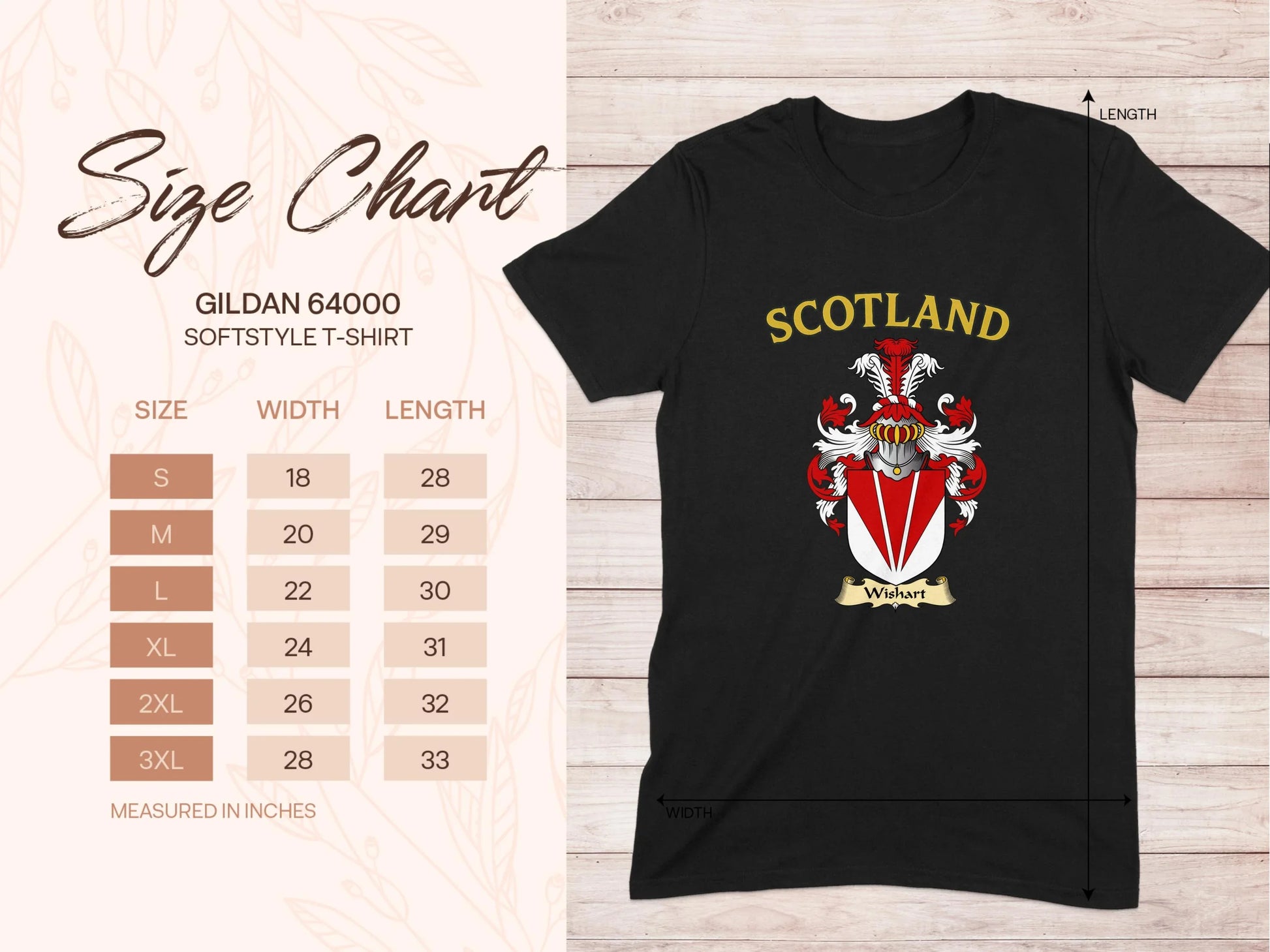 Scotland Crest Design Softstyle T-shirt product type