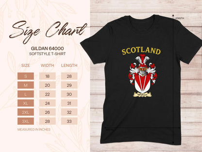 Scotland Crest Design Softstyle T-shirt product type