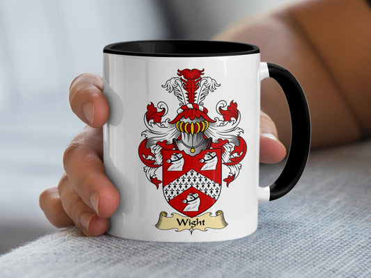 Clan Wight Scottish Family Heritage Emblem Mug - Living Stone Gifts