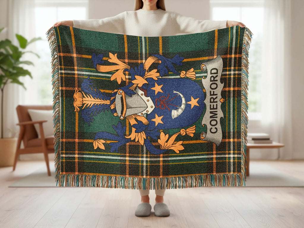 Comerford Tartan Crest Plaid Fringe product type