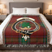 Clan Seton Tartan Woven Blanket – Scottish Heirloom Throw