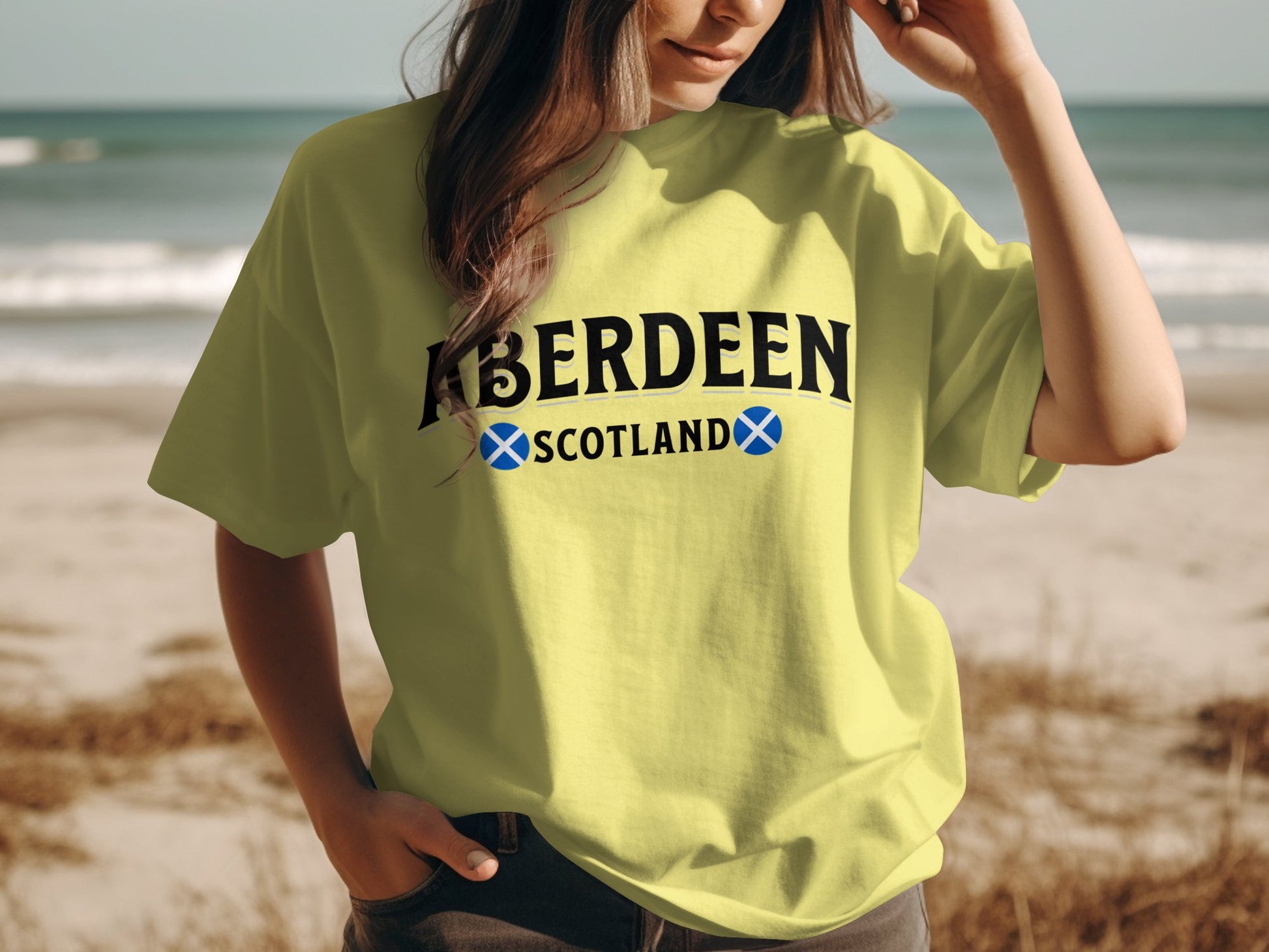 Celebrate Aberdeen and Scotland Heritage T-Shirt - Living Stone Gifts