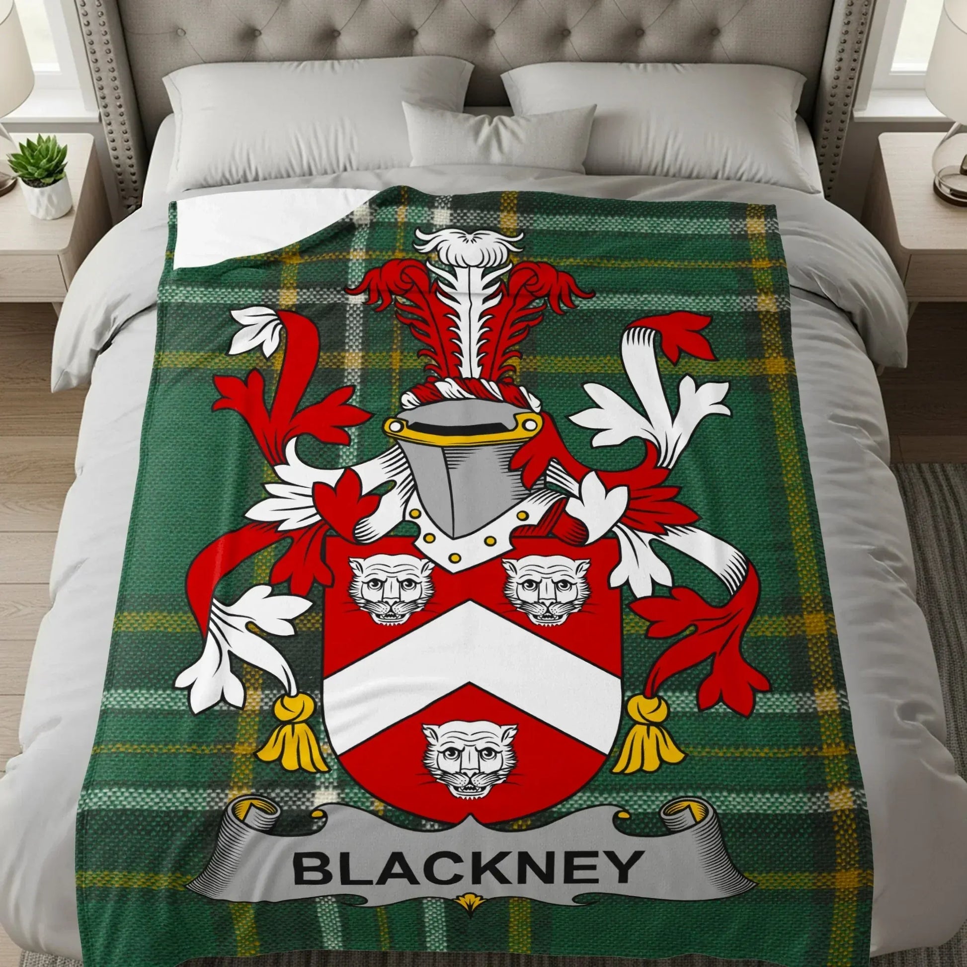 Blackney Coat of Arms Design Comfortable Blanket product