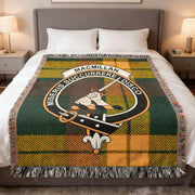 Clan MacMillan Tartan Woven Blanket – Scottish Heritage Throw
