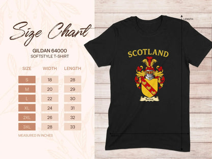 Scotland Family Crest Gildan Softstyle T-shirt product