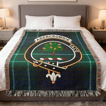 Abercrombie Tace Crest Plaid Pattern Blanket
