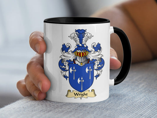 Wright Scottish Coat of Arms Mug - Living Stone Gifts