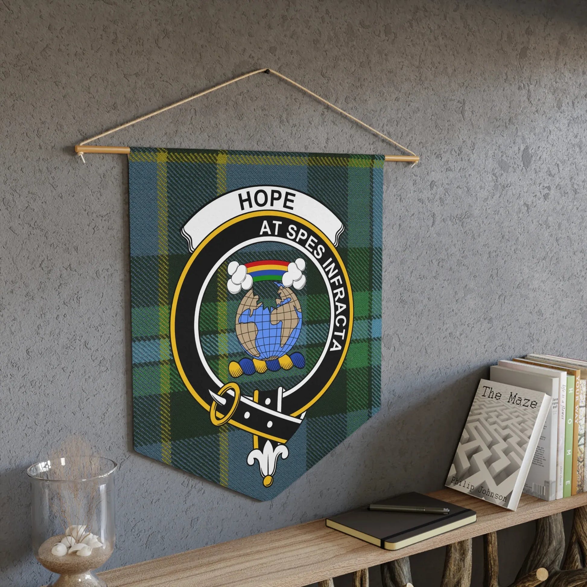 Hope At Spes Infracta Tartan Wall Hanging product type