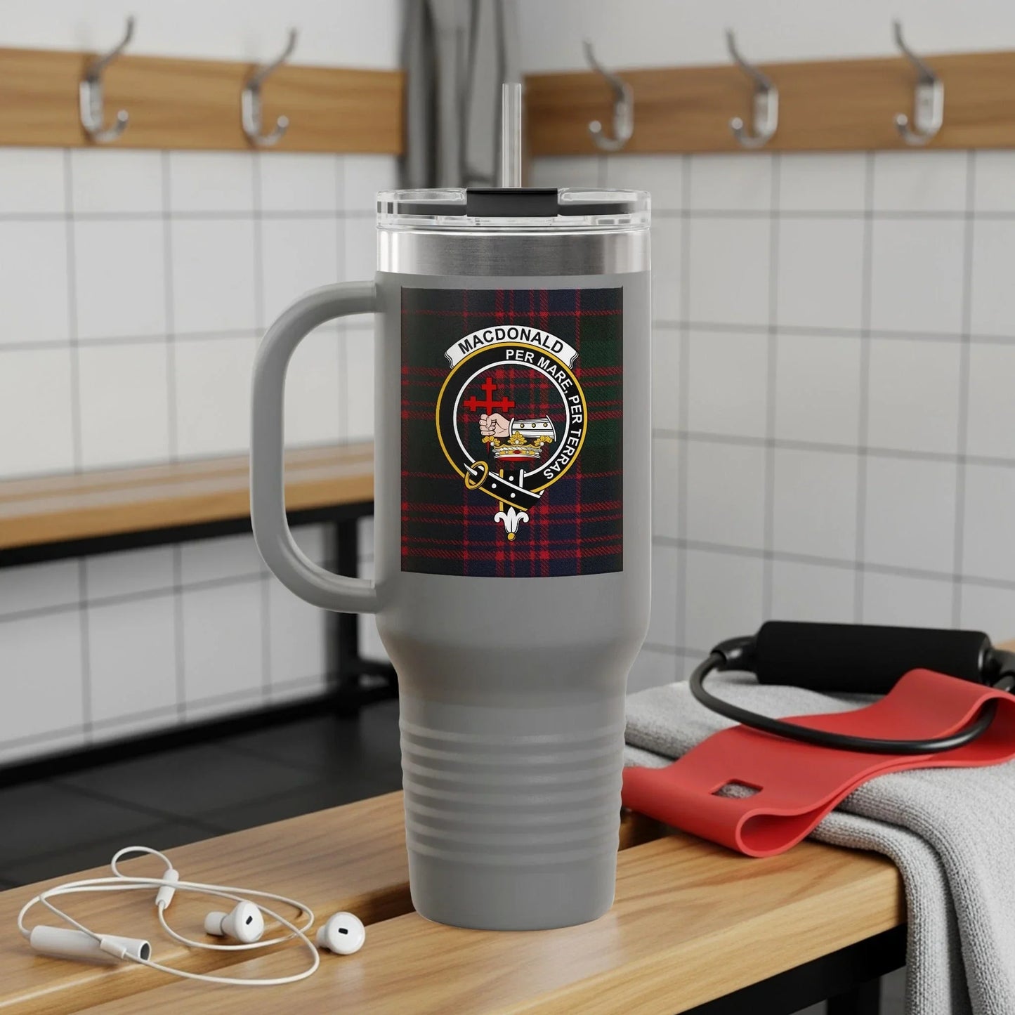 MacDonald Clan Insulated Travel Mug With Handle product