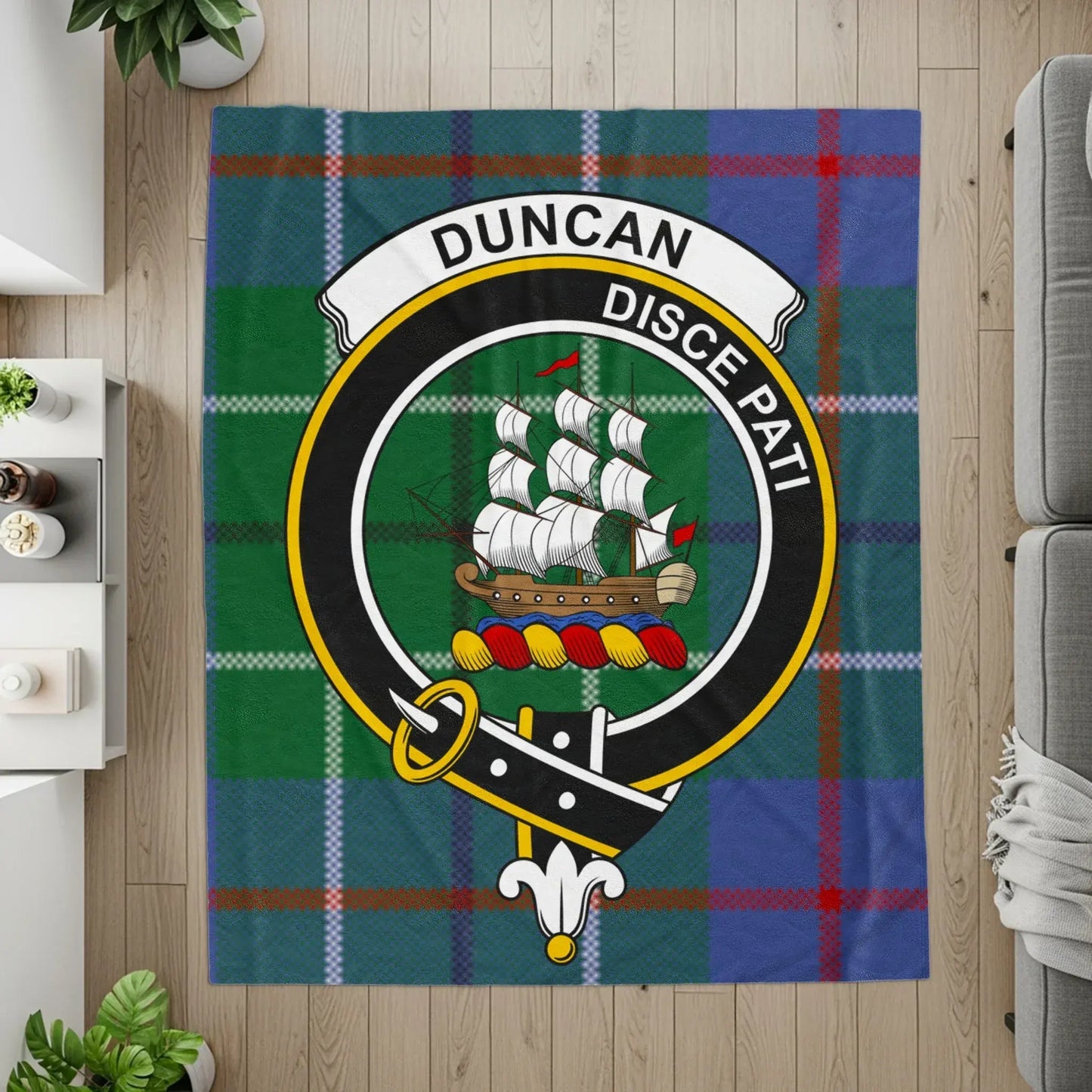 Duncan Clan Tartan Plaid Blanket product type