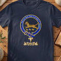 Gillies Scottish clan crest T-shirt in navy