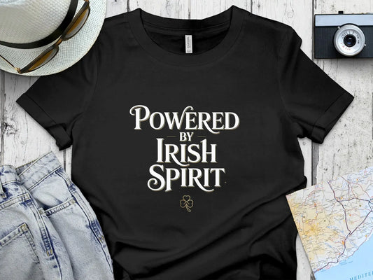 Powered by Irish Spirit Graphic T-shirt Product