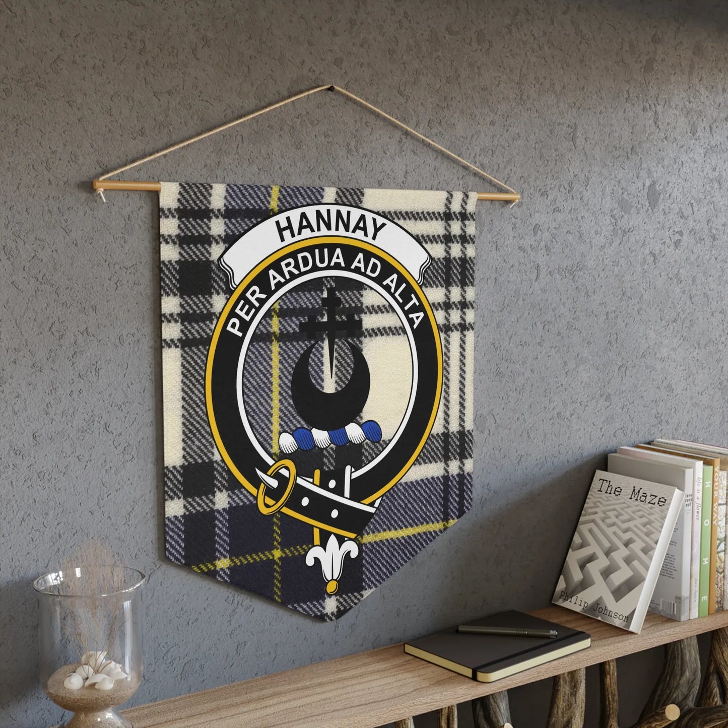 Hannay Per Ardua Ad Alta Wall Banner Product