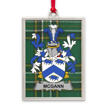 McGann Crest Plaid Background Family Shield product