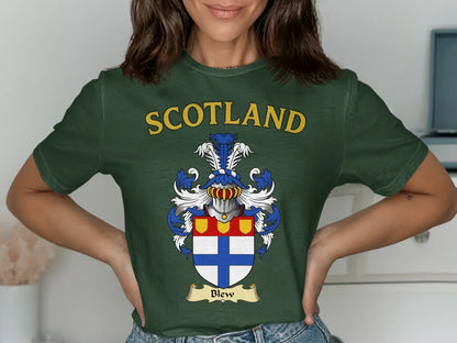 Scotland Family Crest Design Short Sleeve T-shirt product