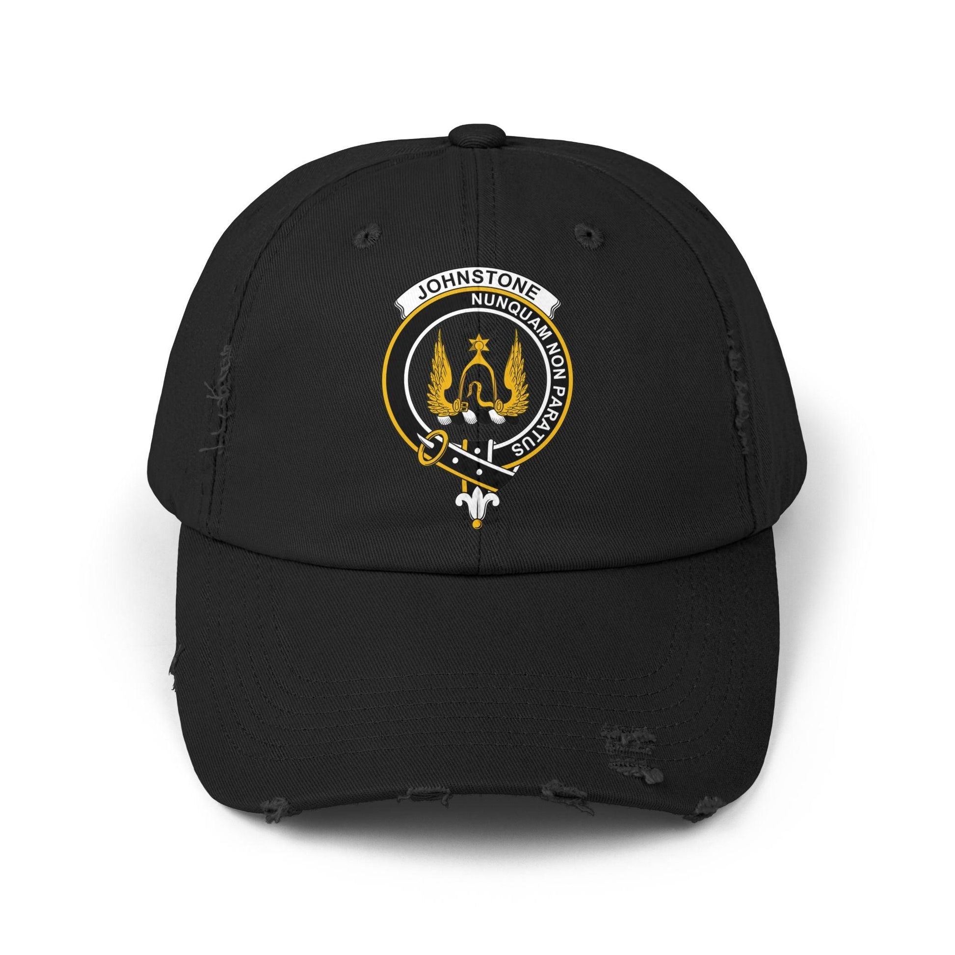 Johnstone Clan Crest Distressed Baseball Cap - Celtic Ancestry Gifts