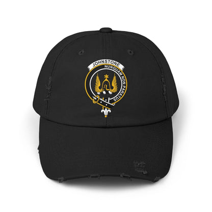 Johnstone Clan Crest Distressed Baseball Cap - Celtic Ancestry Gifts