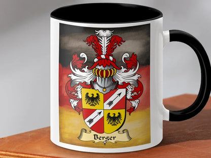 Family Crest Coat of Arms Berger Mug product type