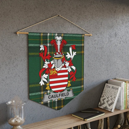 Caulfield Coat of Arms Family Crest Wall Hanging product