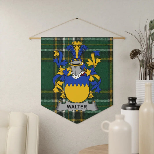 Walter Family Crest Plaid Wall Hanging product type
