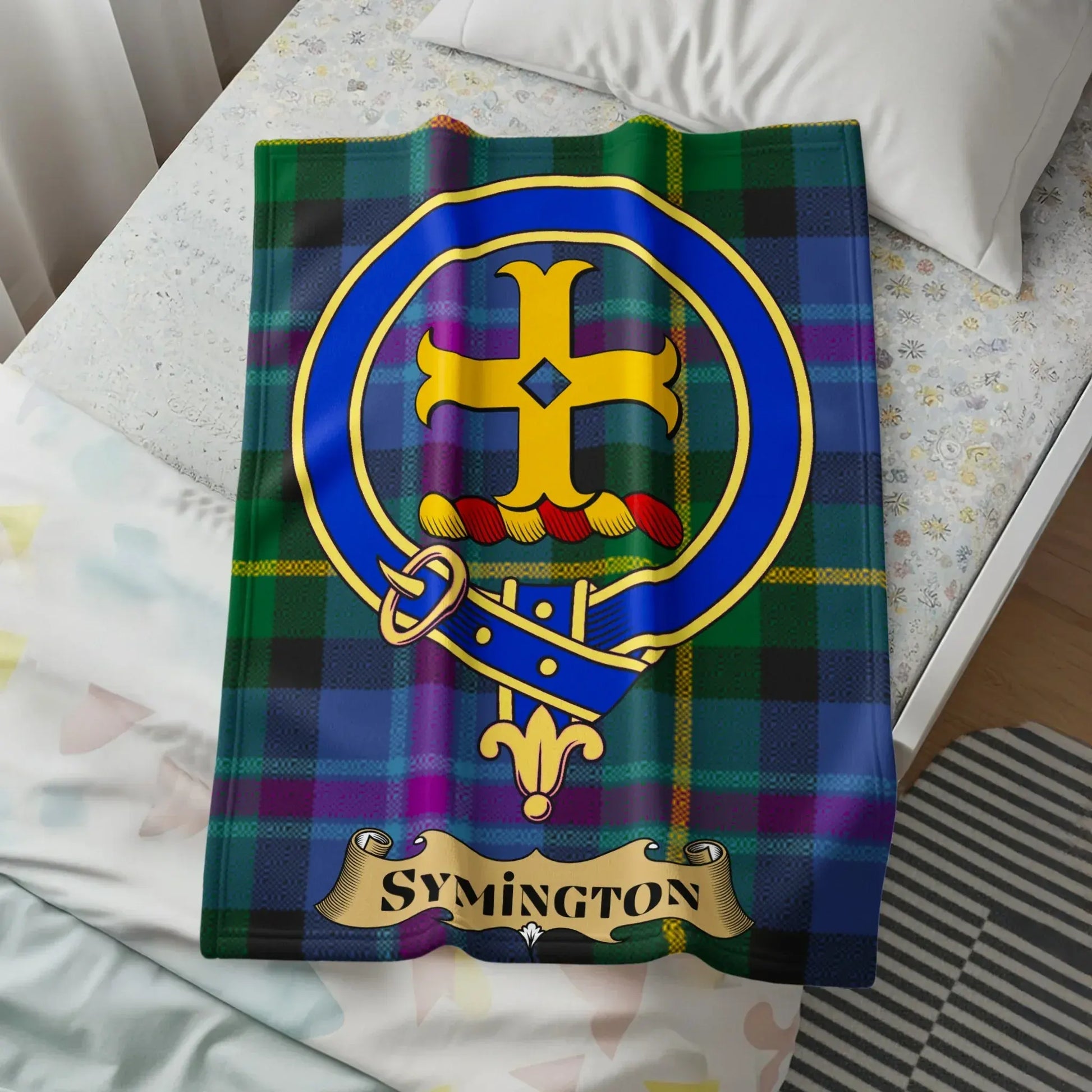 Symington Coat of Arms Emblem Printed Blanket product