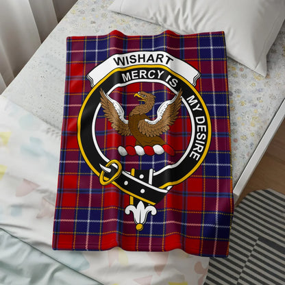 Wishart Mercy Is My Desire Tartan Blanket product type