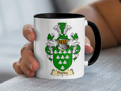 Thorley Scottish Coat of Arms Mug - Living Stone Gifts