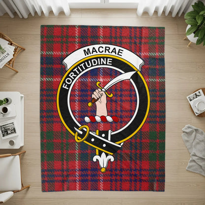 Macrae Fortitudine Red Tartan Pattern Rug product