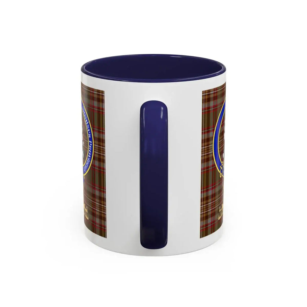 Williamson clan crest mug shown in 11 oz and 15 oz sizes