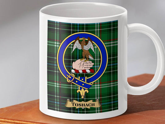Toshach Clan Tartan Personalized Mug product