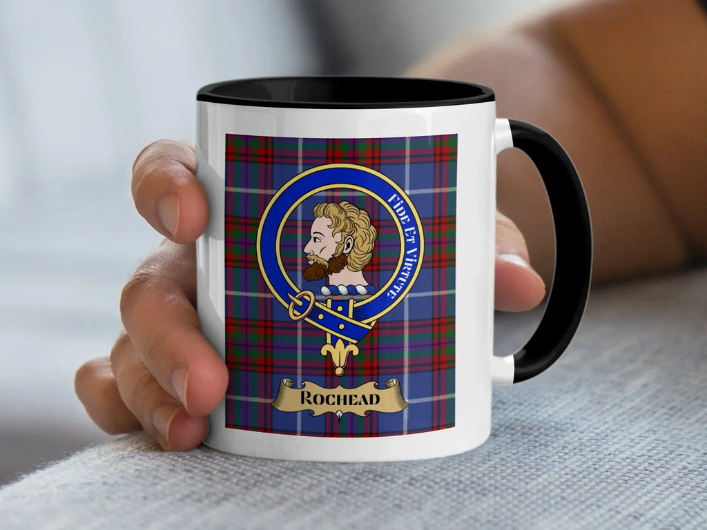 Rochead Fide Et Virtute Crest Mug