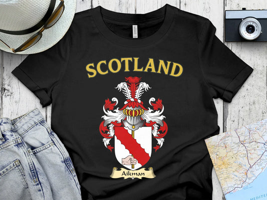 Scotland Aikman Crest Graphic Print T-Shirt product