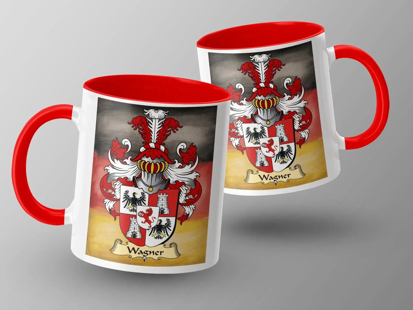 Custom Wagner Family Crest Coffee Mugs Personalized Product