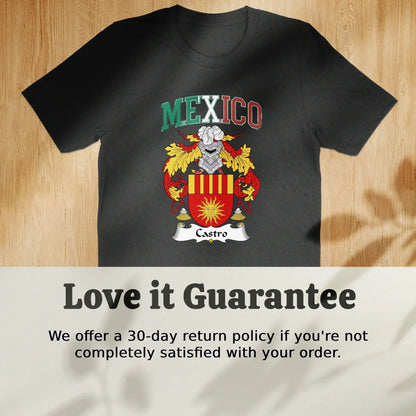 Mexico Castro Family Crest Graphic T-Shirt product