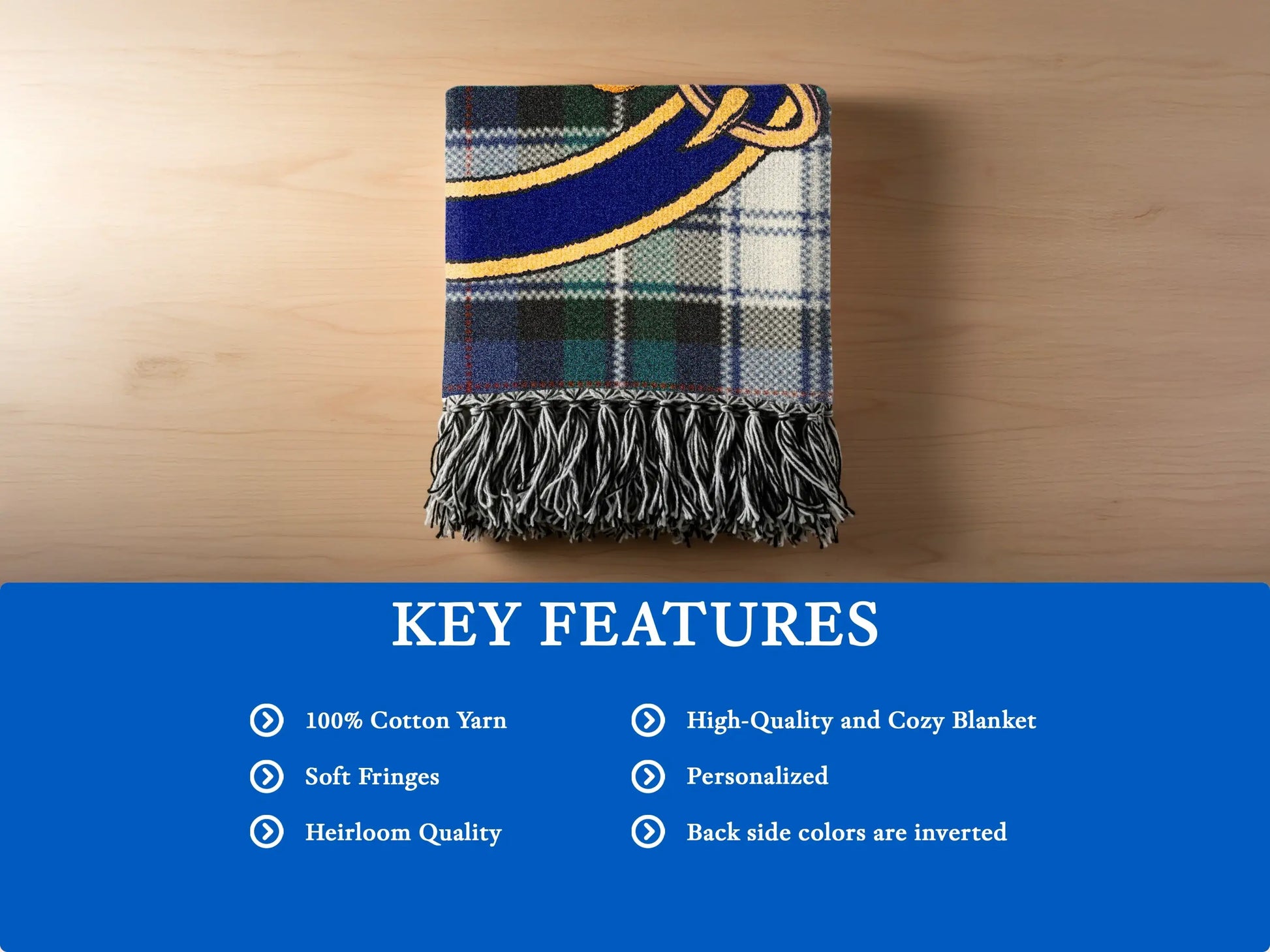 High-Quality and Cozy Personalized Blanket