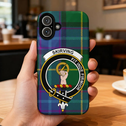 Skirving Fit Inde Firmior iPhone Case with Crest Design