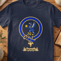 Wenley Scottish clan crest T-shirt in Navy