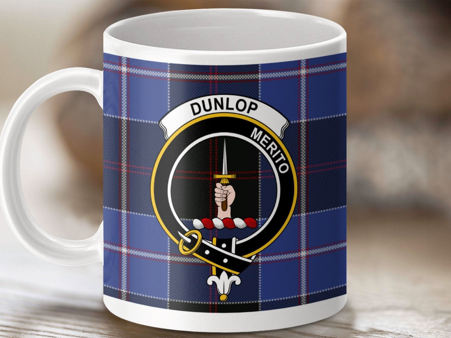 Dunlop Merito Tartan Clan Crest Mug product type